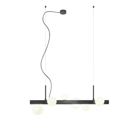 Svietidlá Redo 01-2375 - Luster na lanku GOJI 6xG9/28W/230V čierna 01-2375