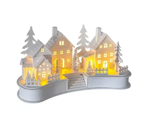 Svietidlá  - LED Vianočná dekorácia LED/2xAA dedinka 50004957