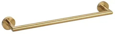 Držadlá k vani SAPHO - X-ROUND GOLD držiak uterákov 450, zlato mat XR402GB