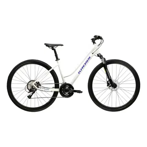 Bicykle Kross Evado 4.0 28" 2025 šedá / námornícka modrá / lesk - L (19", 168-180 cm)