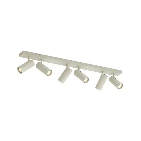 Stropné osvetlenie Moderné stropné svietidlo béžové 100 cm 6-svetiel nastaviteľné - Renna