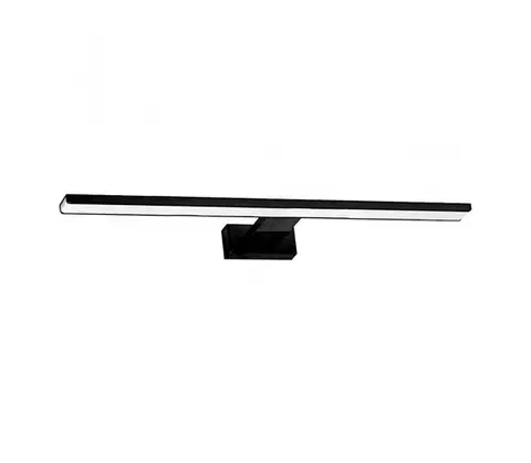 Svietidlá  LED kúpeľňové zrkadlové osvetlenie SHINE BLACK, LED/15W/230V, 80 cm, IP44, čierne ML6336
