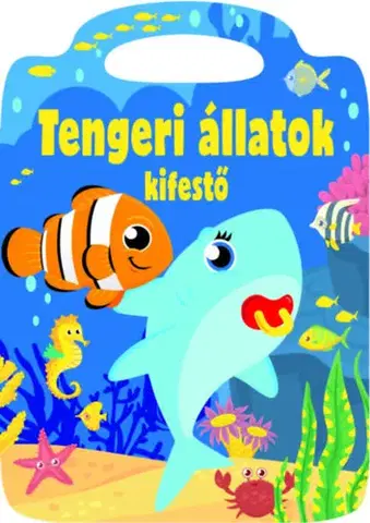 Nalepovačky, vystrihovačky, skladačky Tengeri állatok kifestő