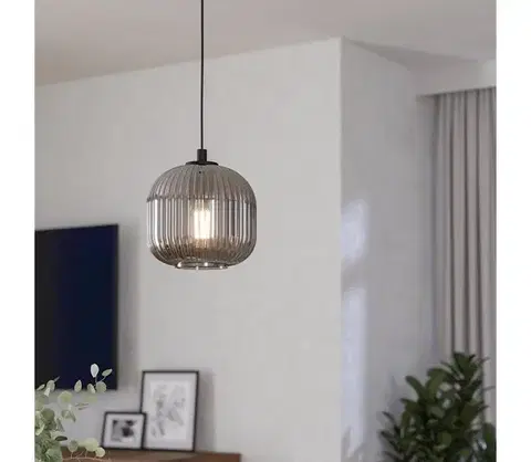 Svietidlá Eglo 99371 - Luster na lanku MANTUNALLE 1xE27/40W/230V 99371
