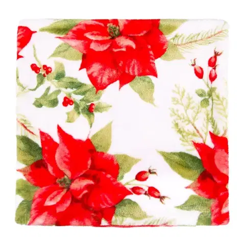 Dekoračné obliečky Obliečka na vankúš Christmas 40x40 cm červená