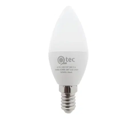 LED osvetlenie  LED Žiarovka Qtec C35 E14/5W/230V 4200K 008 0000847