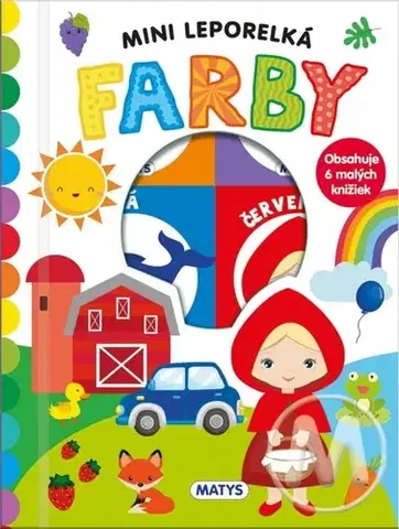 Leporelá, krabičky, puzzle knihy Mini leporelká - Farby
