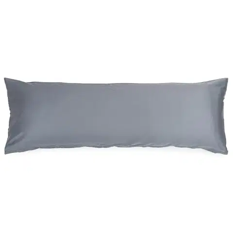 Obliečky 4Home obliečka na Relaxačný vankúš Náhradný manžel satén sivá, 50 x 150 cm 