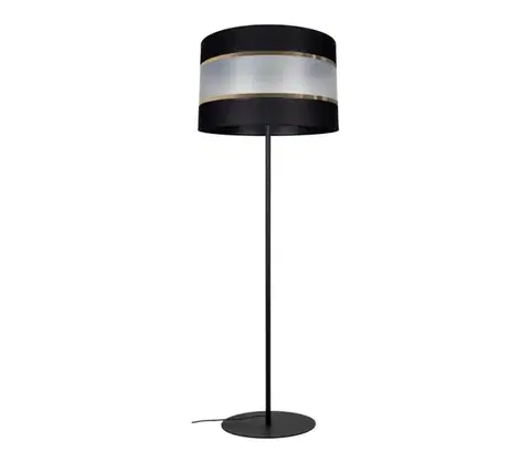Lampy  Stojacia lampa CORAL 1xE27/60W/230V čierna 0434