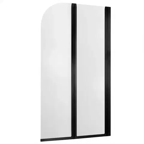 Vaňové zásteny Vaňová zástena Modern-2 Black 2-prvková
