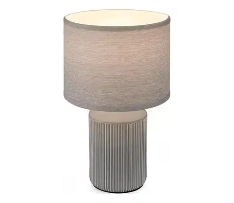 Lampy Brilo - Stolová lampa INO 1xE14/10W/230V šedá 7539014