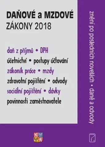 Právo ČR Daňové a mzdové zákony 2018 - CZ