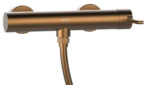 Kúpeľňové batérie SAPHO - ICONIC nástenná sprchová batéria, meď mat AF011PG