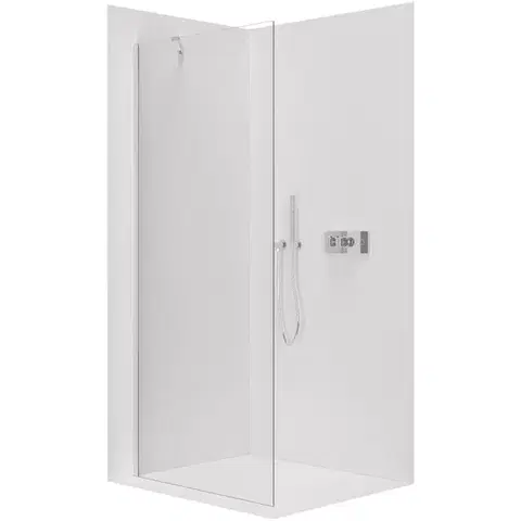 Sprchové dvere CERANO - Sprchová zástena Walk-in Onyx YL/P - 8 mm - chróm, transparentné sklo - 50x200 CER-8050BD1267