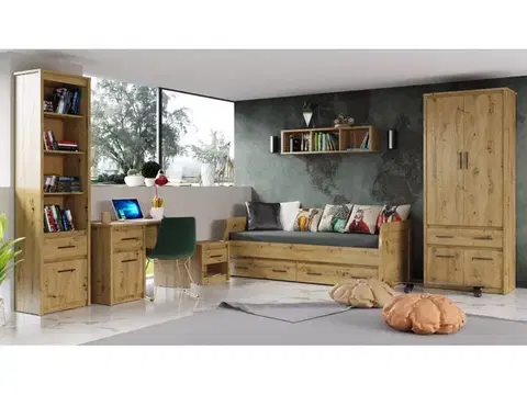 Detské izby KONDELA Airon detská izba dub artisan