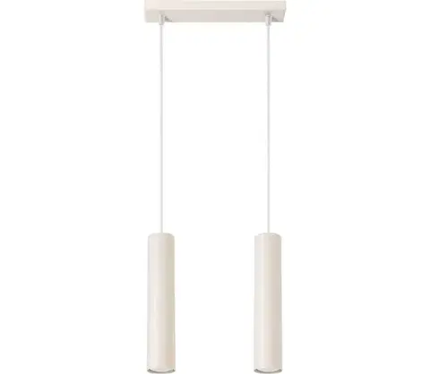 Svietidlá  SL.1480 - Luster na lanku LAGOS 2xGU10/10W/230V krémová SL.1480