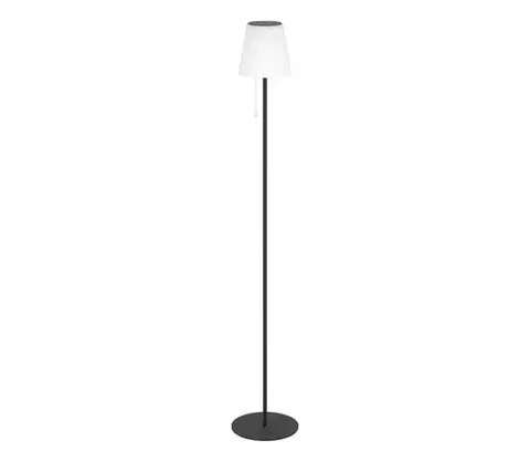Lampy Eglo 901899-LED Solárna stojaca lampa SCORDIANO LED/2,3W/3,7V 1800mAh IP44 čierna 901899