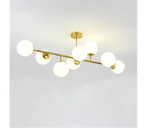 Svietidlá Light Prestige Luster na tyči DORADO 8xE14/40W/230V zlatý LP-002/8P