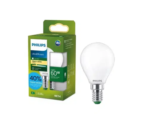 LED osvetlenie LED žiarovka ULTRAEFFICIENT Philips P45 E14/3,8W/230V 2700K 872110305207000
