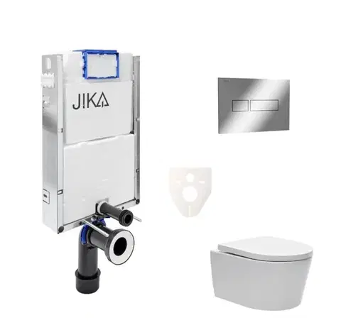 Záchody Cenově zvýhodněný závěsný WC set Jika k zazdění + WC SAT Brevis SIKOJW2 SIKOJW2