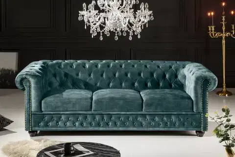 Pohovky a gauče Chesterfield pohovka 3-miestna MIDAS Dekorhome
