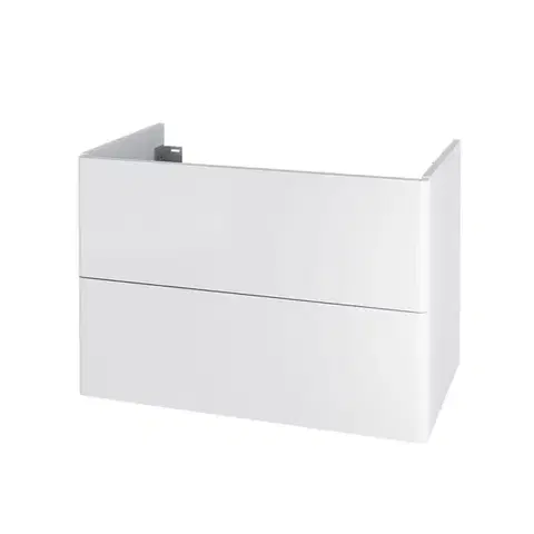 Kúpeľňový nábytok Mereo Siena, kúpeľňová skrinka 80 cm, biela lesk CN411S