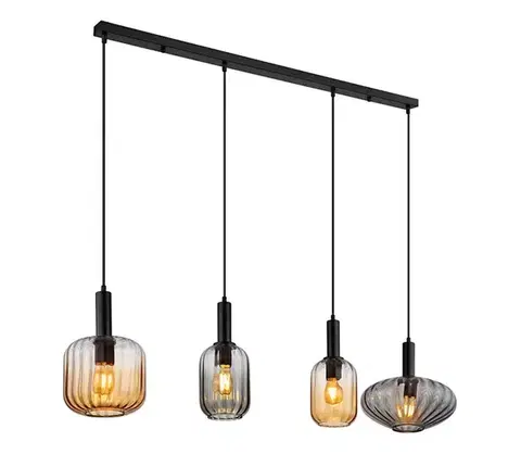 Svietidlá Globo 15719-4 - Závesný luster VALLETTA na lanku 4xE27/60W/230V 15719-4