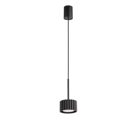 Svietidlá  SL.2677 - Závesné svietidlo na lanku AURA 1xGX53/10W/230V čierna SL.2677