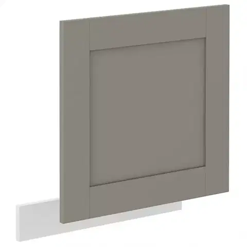 Dvierka a čelá zásuviek pre kuchynske skrinky Dvierka na umývačku Luna claygrey/biela 570x596