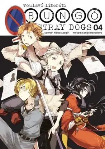 Manga Bungó Stray Dogs - Toulaví literáti 4 - Kafka Asagiri,Sango Harukawa,Petr Kabelka,Eliška Kabelková Vítová