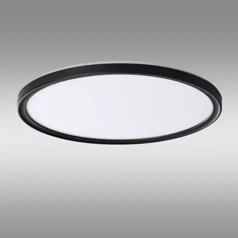 Moderné stropnice King Berry Plafon LED čierne okrúhle 18,5W