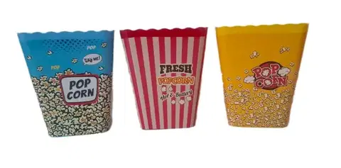 Dózy na potraviny MAKRO - Dóza na popcorn, rôzne dekory a farby