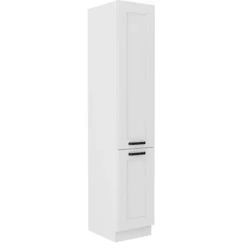 Kuchynské skrinky stojace Kuchynská skrinka LUNA biela mat/biela 40dk-210 2f