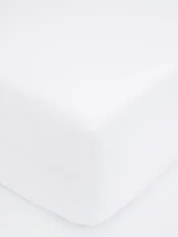 Plachty MKLozkoviny.sk Jersey plachta Classic 180 x 200 cm – biela