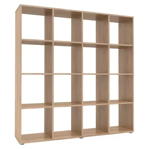 Regály a poličky KONDELA Sarah regál dub artisan