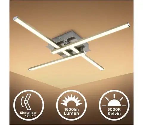 Svietidlá B.K. Licht 1315 - LED Stropné svietidlo 4xLED/5W/230V 1315