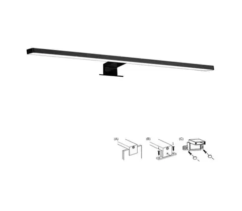 Kúpeľňové zrkadlá Top Light GILA C XL - LED Kúpeľňové osvetlenie zrkadla LED/8W/230V IP44 Gila C XL