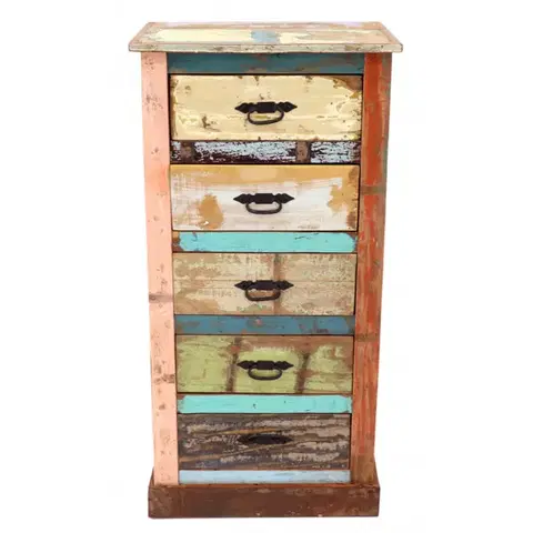 Komody Komoda Retro 60x120x45 recyklované mango