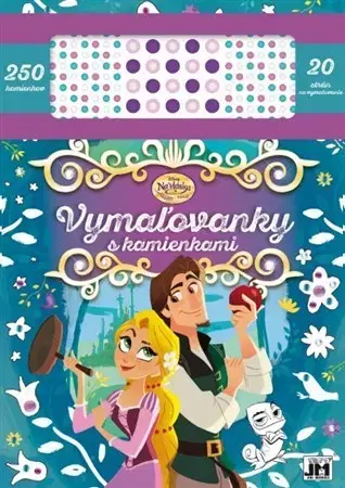 Pre dievčatá Vymaľovanky s kamienkami - Na vlásku