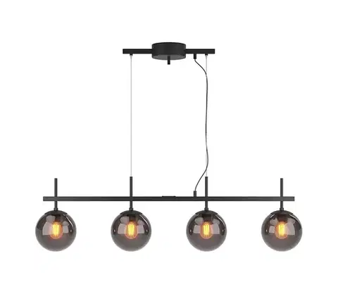 Svietidlá ByRydens 4202360-4505 - Závesný luster BOYLE na lankách 4xE27/8W/230V 4202360-4505