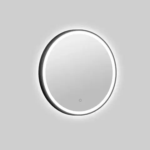 Kúpeľňový nábytok Zrkadlo so senzorom SAT Cool 60x60 cm čierna SATZCO60CE SATZCO60CE