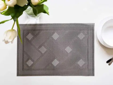 Prestieranie JAHU collections Prestieranie Deluxe 30 × 45 cm – Majda ornamenty sivé