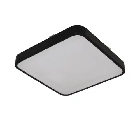 Svietidlá  Stropné svietidlo so senzorom WILTON 2xE27/60W/230V 33x33 cm čierne SKU046775