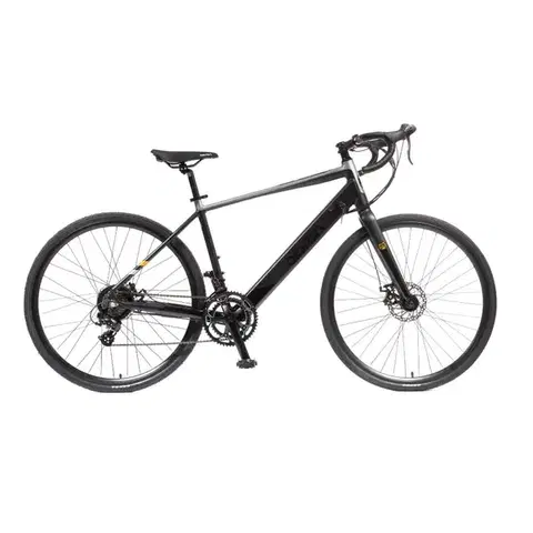 Elektrobicykle Gravel elektrobicykel Olpran e-Gravel 28" 360Wh - model 2026 • dojazd až 90 km šedá/čierna - 17" (155-175 cm)