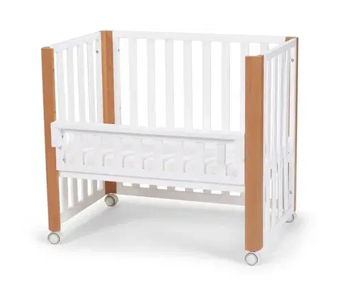 Postieľky KINDERKRAFT SELECT - Detská postieľka 4v1 KOYA Premium buk/borovica KFKOYA00WHT0000