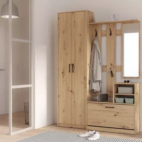 Predsieňový nábytok Predsieňový nábytok NIKO nikd01-d78 dub artisan