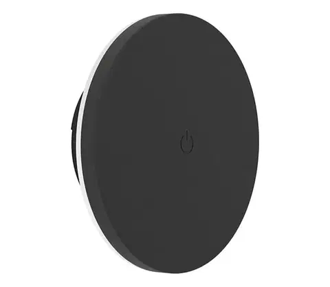 LED osvetlenie Eglo 75874 - LED stmievateľné vonkajšie nástenné svietidlo VALGIANO LED/5W/5V 2000 mAh IP44 čierna 75874