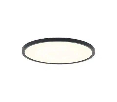 Svietidlá Rabalux 75084 - Kúpeľňové stropné LED svietidlo LAUTREC 24 W/230 V Ø 40 cm IP44 čierna 75084