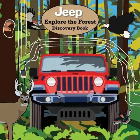 Leporelá, krabičky, puzzle knihy Jeep® Explore the Forest Discovery Book - Logan Powell