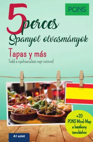 Učebnice a príručky PONS 5 perces spanyol olvasmányok - Tapas y más - Manuel Vila Baleato